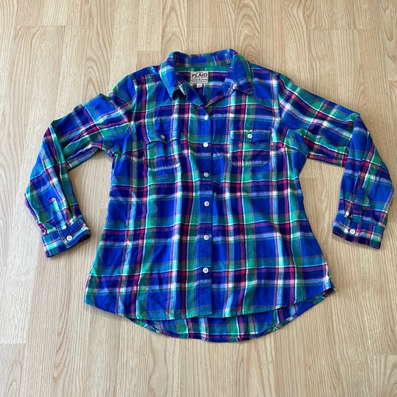 Old Navy Plaid Flannel - Picture 1 of 7